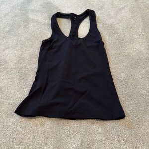 Elegant Black Racerback Tank Top